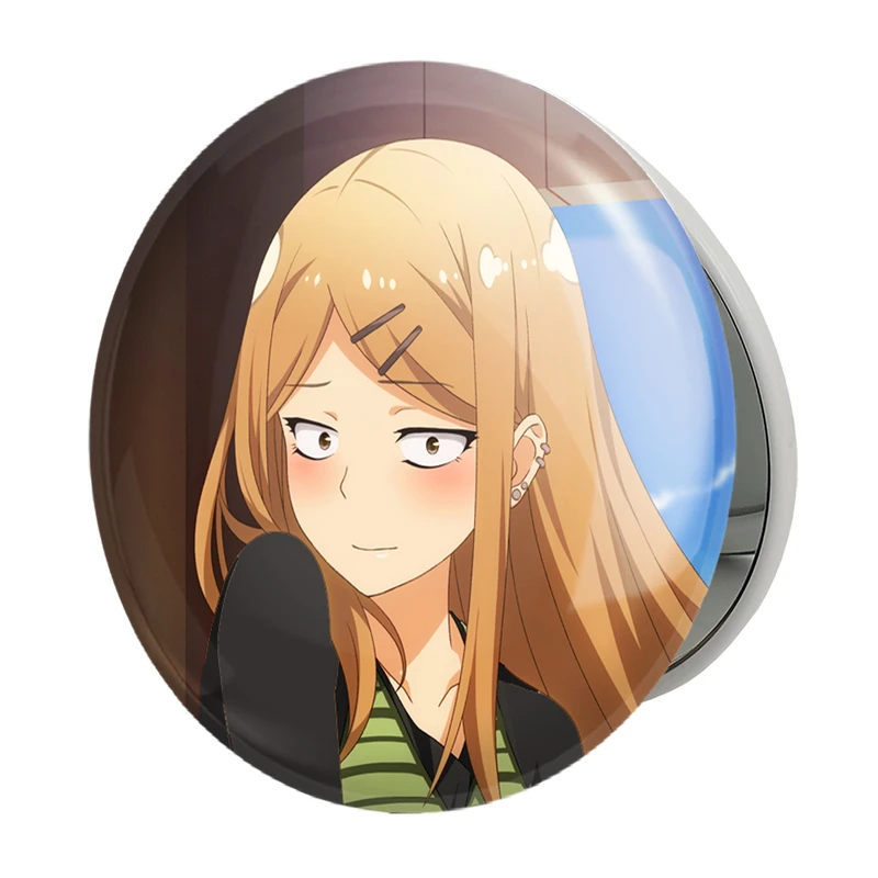 آینه جیبی خندالو طرح اندو سایا انیمه داکاشی کاشی Dagashi Kashi مدل تاشو کد 23396 