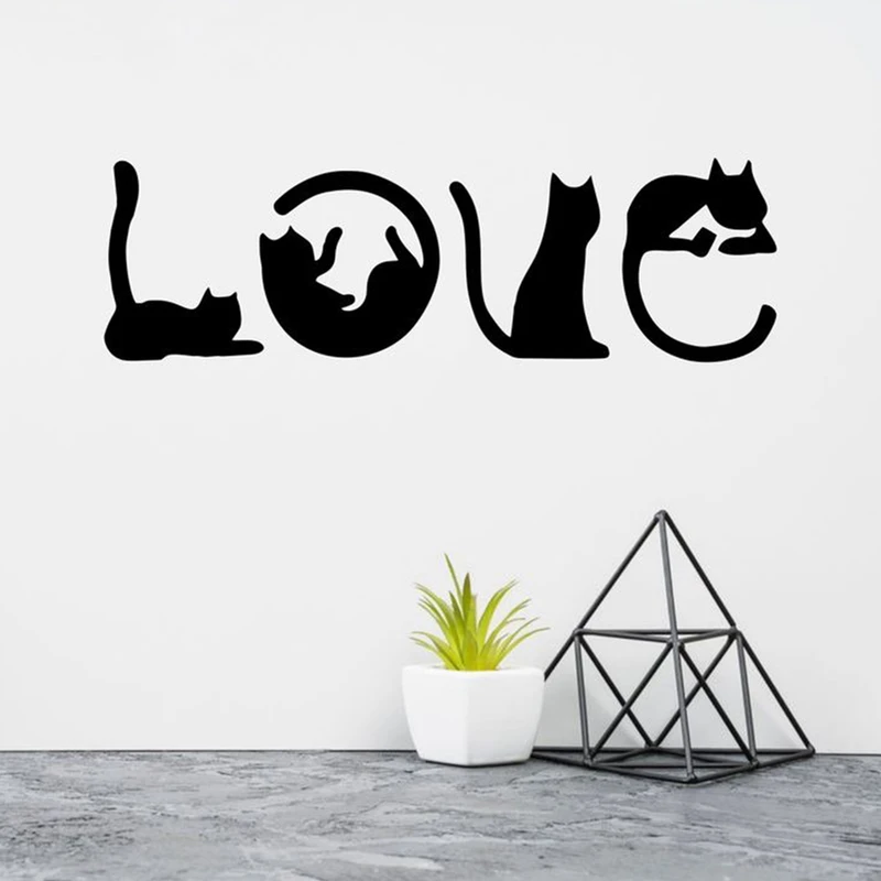 استیکر دکو رستا مدل LOVE And CAT کد C119