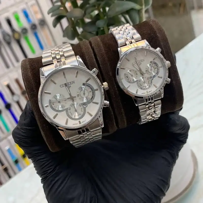 ست ساعت مچی عقربه ای زنانه و مردانه مدل Cit 06