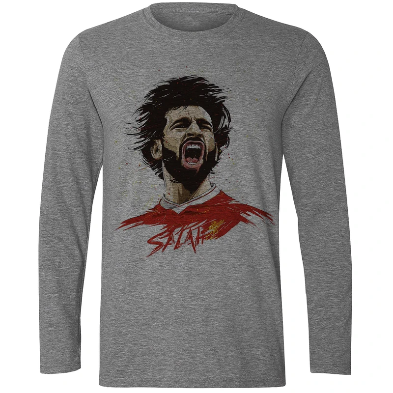 تی شرت آستین بلند مردانه مدل محمد صلاح W300