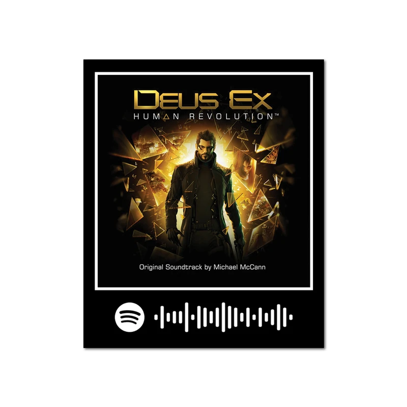 استیکر لپ تاپ مدل موسیقی طرح deus ex کد 2022