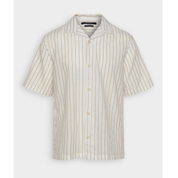 پیراهن آستین کوتاه مردانه جک اند جونز مدل VERJPRBLUSUMMER-LINEN