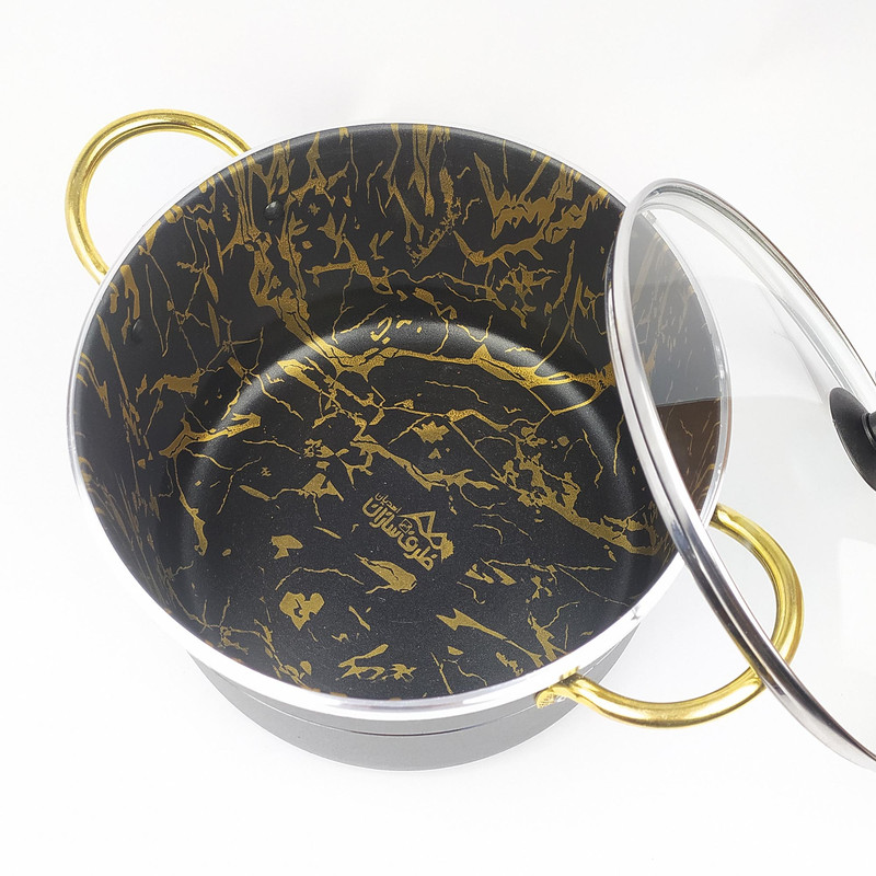 قابلمه ظرف سازان اسدیان مدل ماربل سایز ۱۸