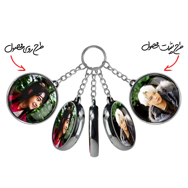 جاکلیدی خندالو طرح مینهو گروه شاینی Shinee مدل دوطرفه کد 2134721352