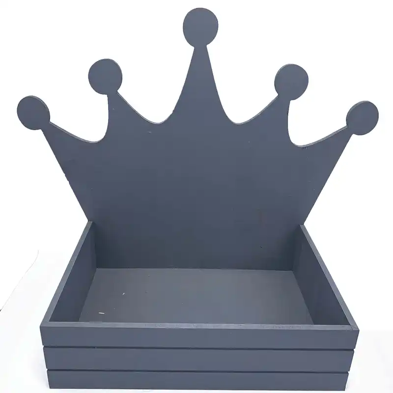 جعبه چوبی مدل دیزنی طرح تاج