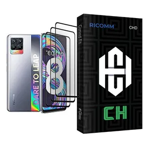 Ricomm CH Glass MIX003 Screen Protector For Realme 8 Pack Of 3