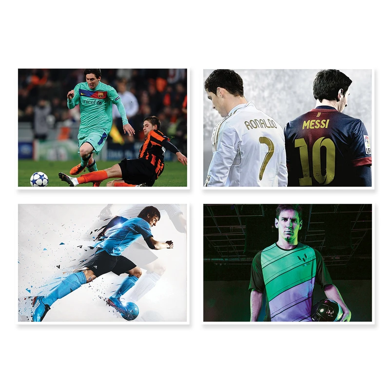 پوستر طرح Messi کد A-1739 مجموعه 4 عددی