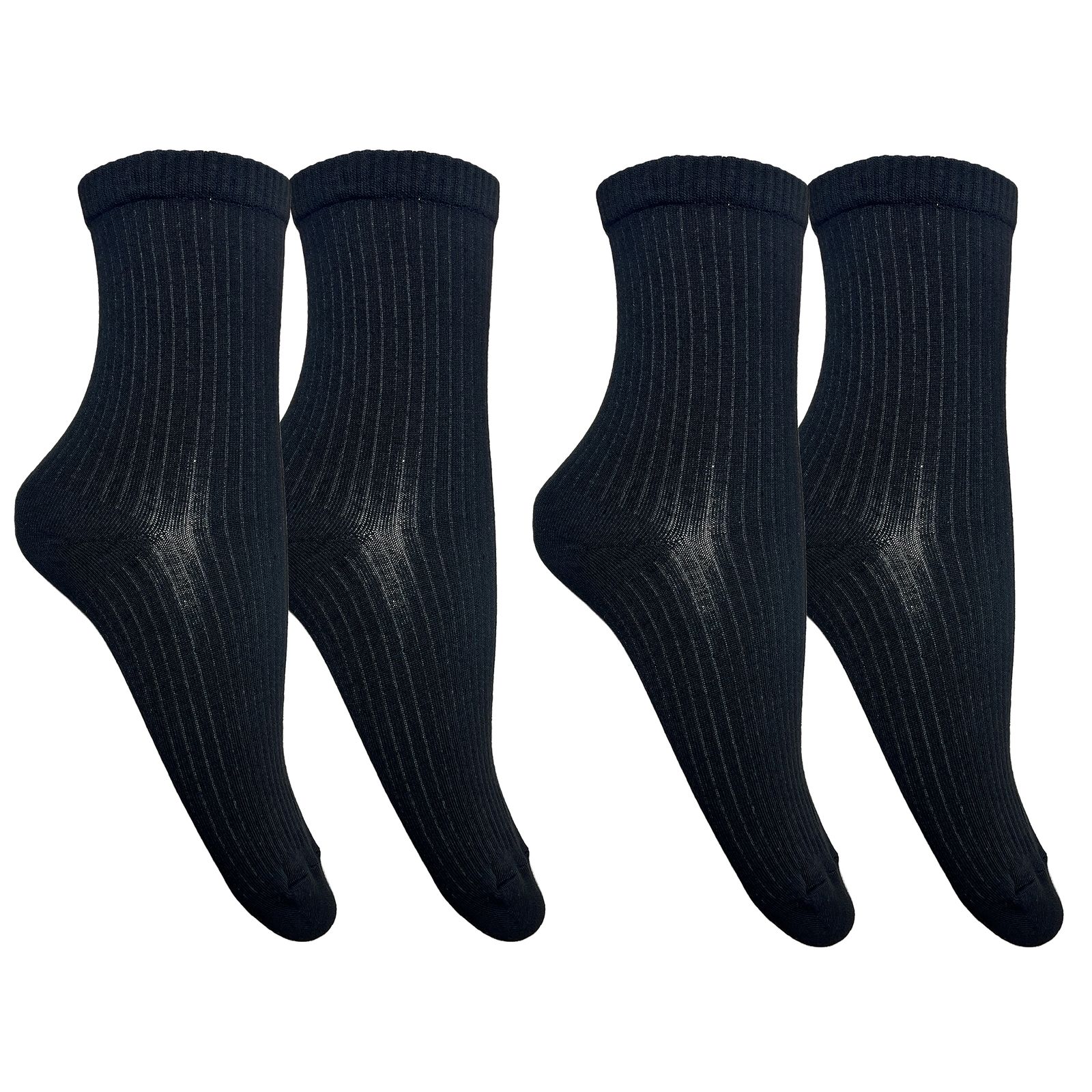 جوراب زنانه تن پوش هنگامه مدل کبریتی کد BB بسته 2 عددی - - 1