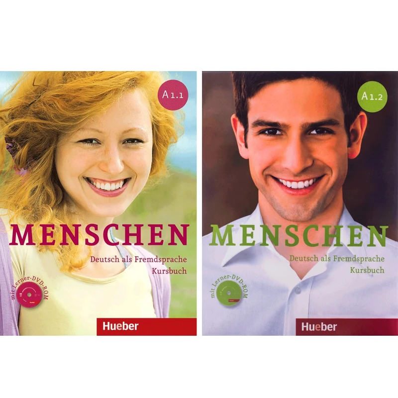  کتاب Menschen اثر جمعی از نویسندگان انتشارات Hueber دو جلدی 