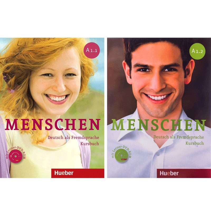 کتاب Menschen اثر جمعی از نویسندگان انتشارات Hueber دو جلدی