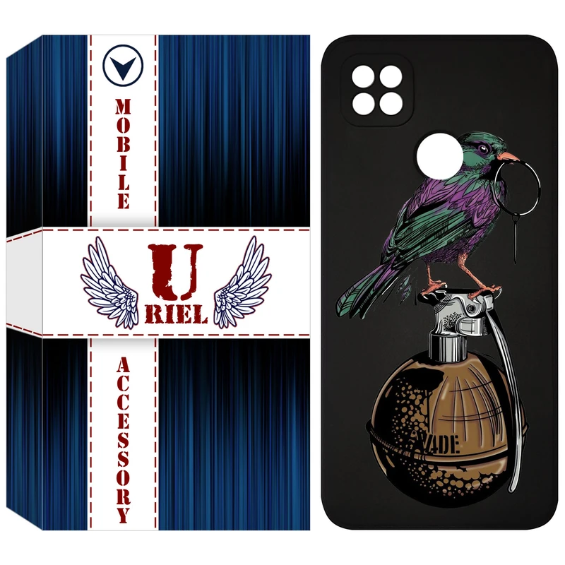 کاور یوریل مدل KSH کد 31 طرح پرنده مناسب برای گوشی موبایل شیائومی Redmi 9C / 10A