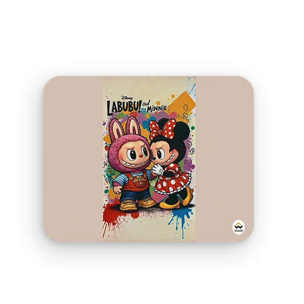 ماوس پد شادیت مدل لبوبو کد 014 سایز 24*19 سانتی متر