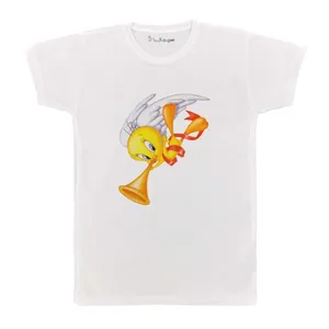 تی شرت بچگانه پرمانه طرح توییتی کد pmt.4382