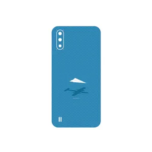 MAHOOT Minimal Paper Airplane Cover Sticker for Samsung Galaxy A01