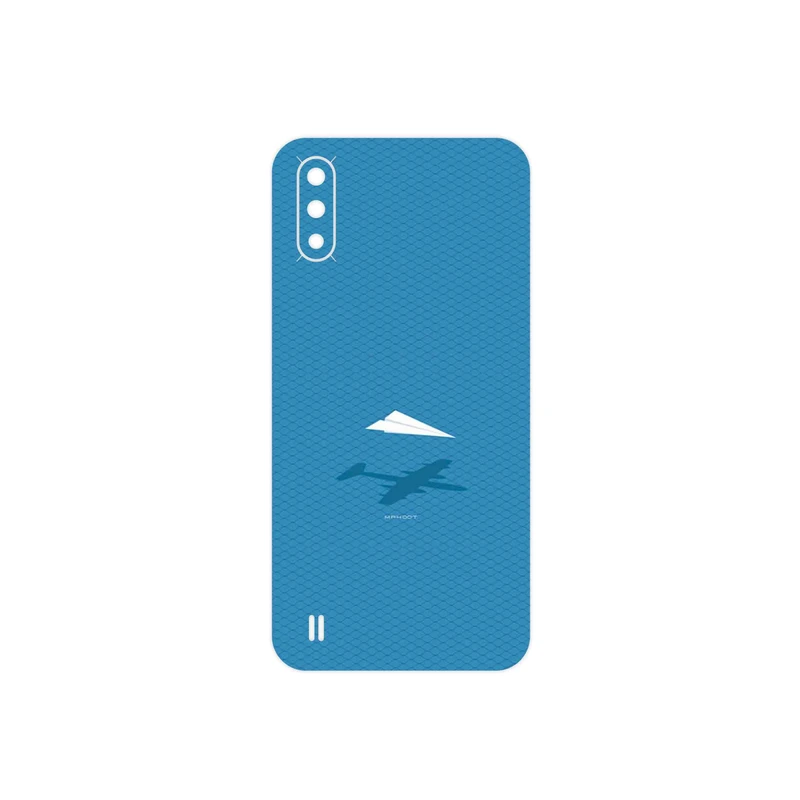 برچسب پوششی ماهوت مدل Minimal Paper Airplane مناسب برای گوشی موبایل سامسونگ Galaxy A01