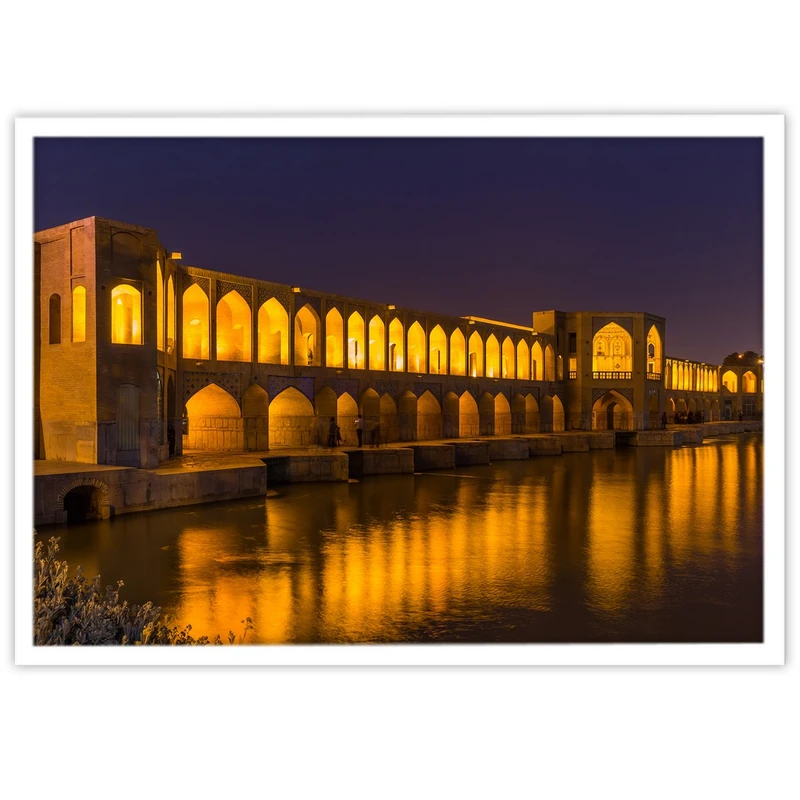 تابلو نوری بکلیت طرح سی و سه پل اصفهان مدل W-8646