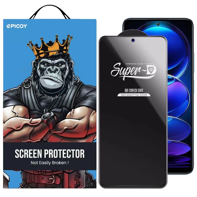 محافظ صفحه نمایش اپیکوی مدل Super 5D مناسب برای گوشی موبایل شیائومی Redmi Note 12 5G/ Poco X5