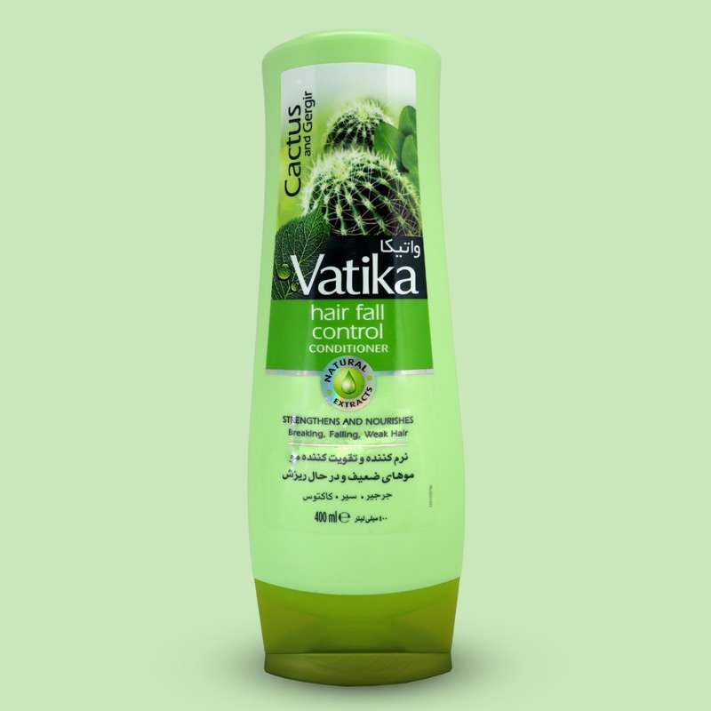 نرم کننده و تقویت کننده مو واتیکا مدل Cactus and Garlic حجم 400 میلی لیتر