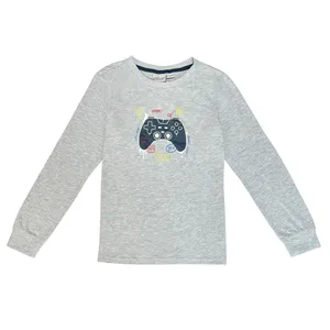 تی شرت آستین بلند پسرانه الایو مدل گیمر