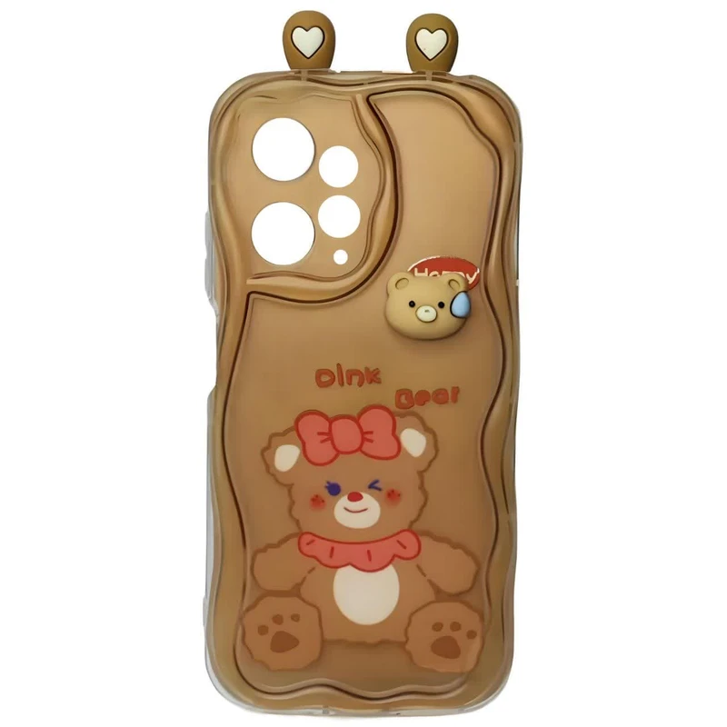 کاور قاب آوش طرح عروسکی مدل 309AA مناسب برای گوشی موبایل شیائومی REDMI NOTE12 4G