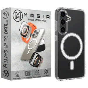 Masir Clear Magnetic Magsafe Cover suitable for Samsung Galaxy S23 