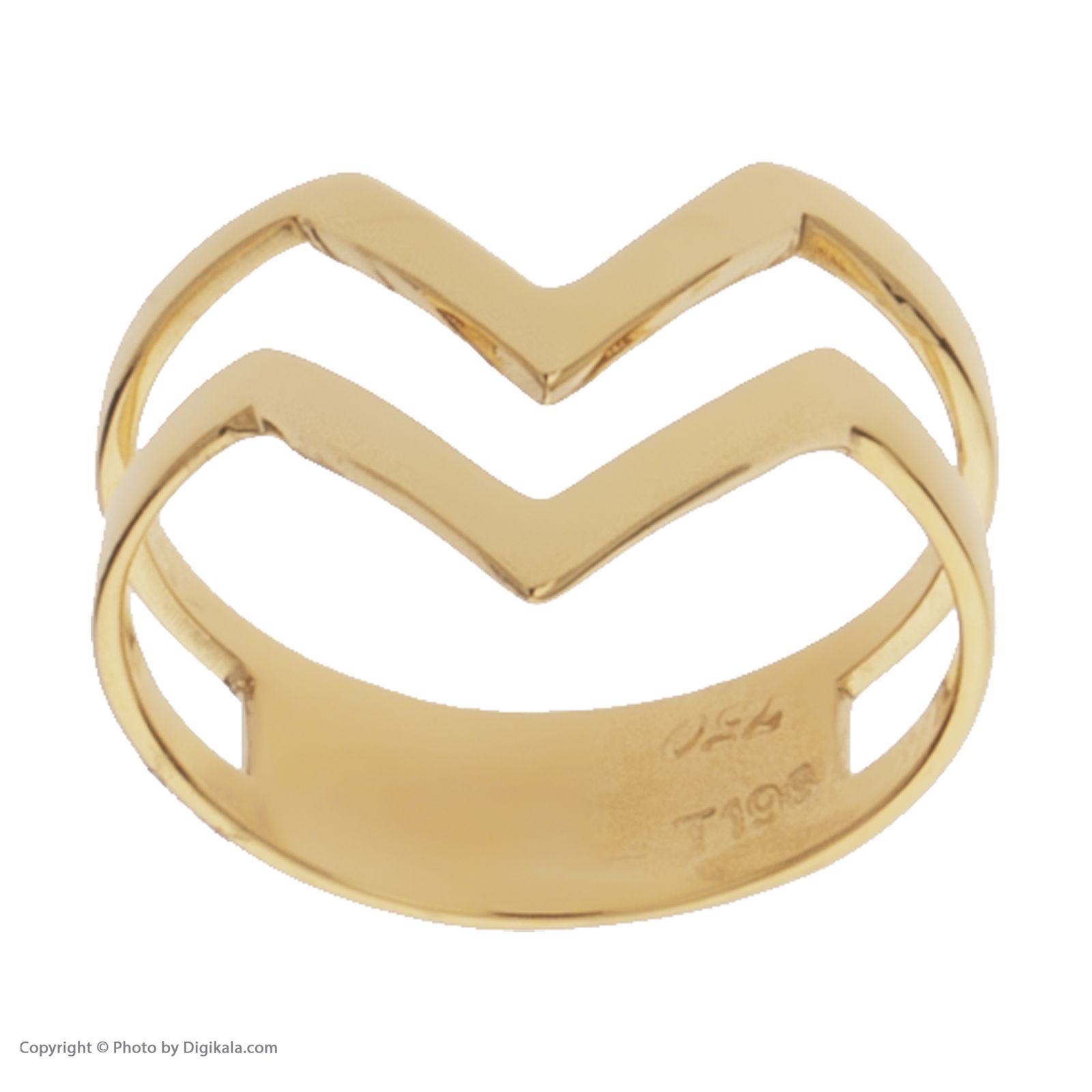 انگشتر طلا 18 عیار زنانه مایا ماهک مدل MR0619 - - 3