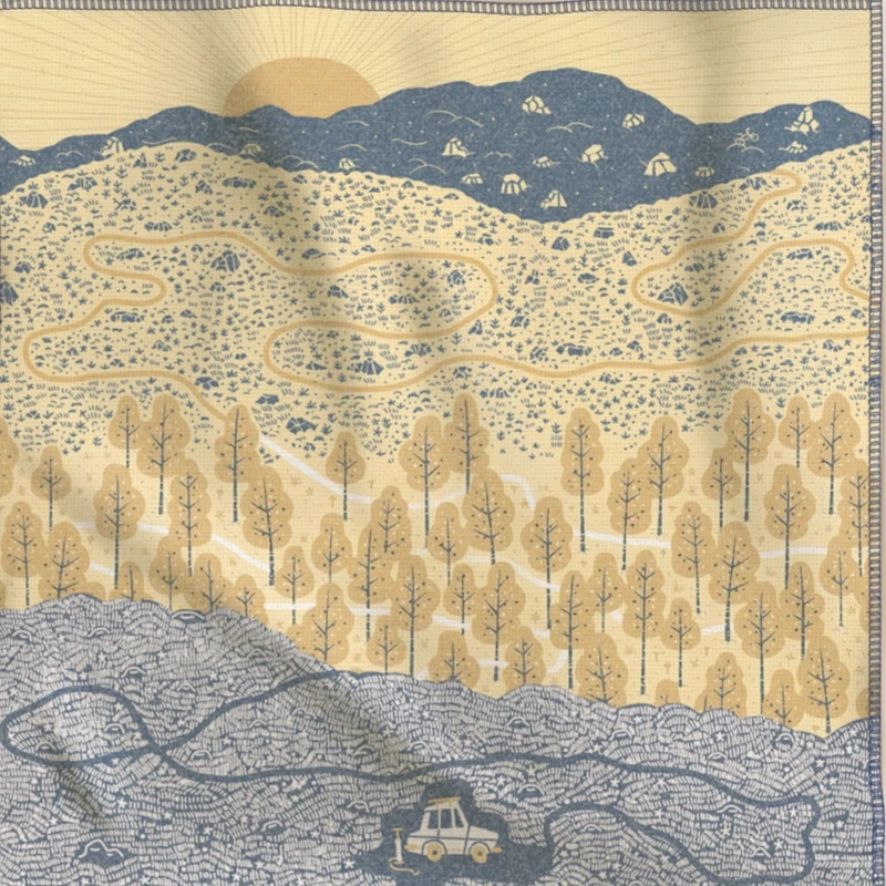 کاغذ کادو مریخ مدل پارچه ای طرح Drive 1111 سایز ۵۰×۵۰ سانتیمتر 