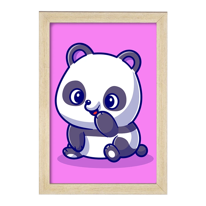 تابلو خندالو مدل  حیوانات بامزه پاندا کد 25432