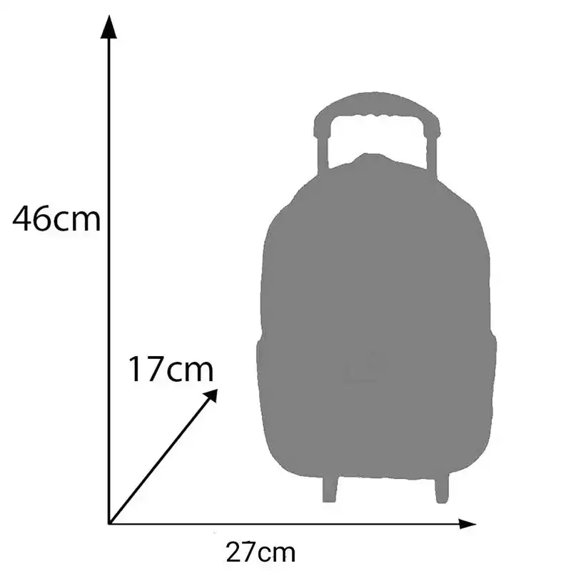 کوله پشتی چرخ دار مدل پرنسس ها کد mos3-11