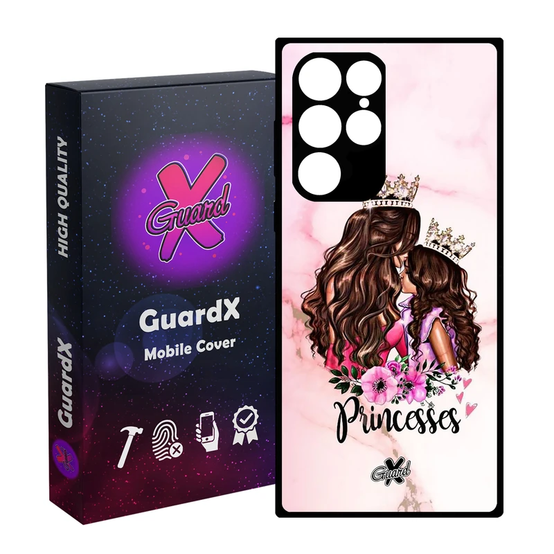 کاور گارد ایکس طرح Princess مدل Glass10351 مناسب برای گوشی موبایل سامسونگ Galaxy S23 Ultra