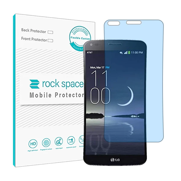 محافظ صفحه نمایش ضد اشعه آبی راک اسپیس مدل HyBLU مناسب برای گوشی موبایل ال جی G Flex