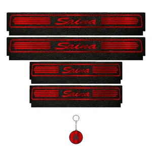 برچسب پارکابی خودرو لندمون کد LM067 MR مناسب برای ساینا مجموعه 4 عددی به همراه جا کلیدی