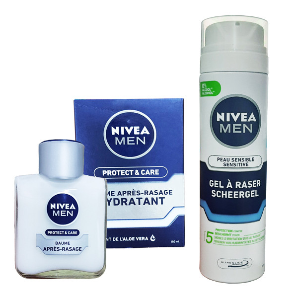 افتر شیو نیوآ مدل Protect - Care حجم 100 میلی لیتر به همراه ژل اصلاح نیوآ مدل Sensitive حجم 200 میلی لیتر افتر شیو نیوآ مدل Protect - Care حجم 100 میلی لیتر به همراه ژل اصلاح نیوآ مدل Sensitive حجم 200 میلی لیتر