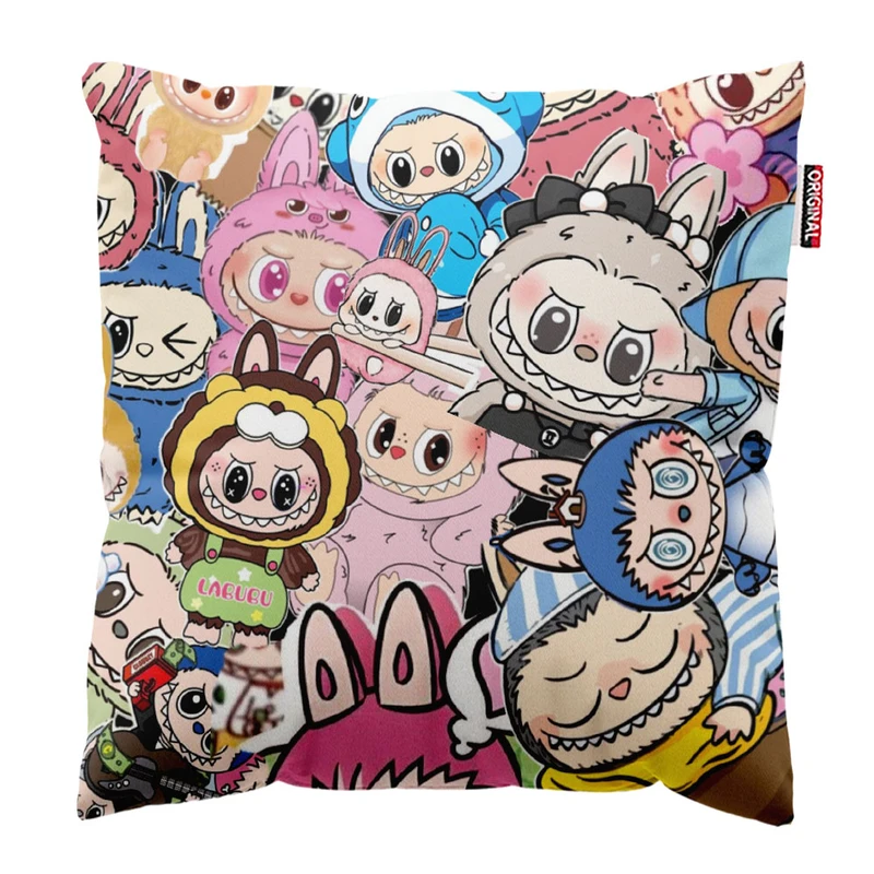 کوسن پاد آفرین طرح لبوبو سایز 30*30 سانتی متر کد 216