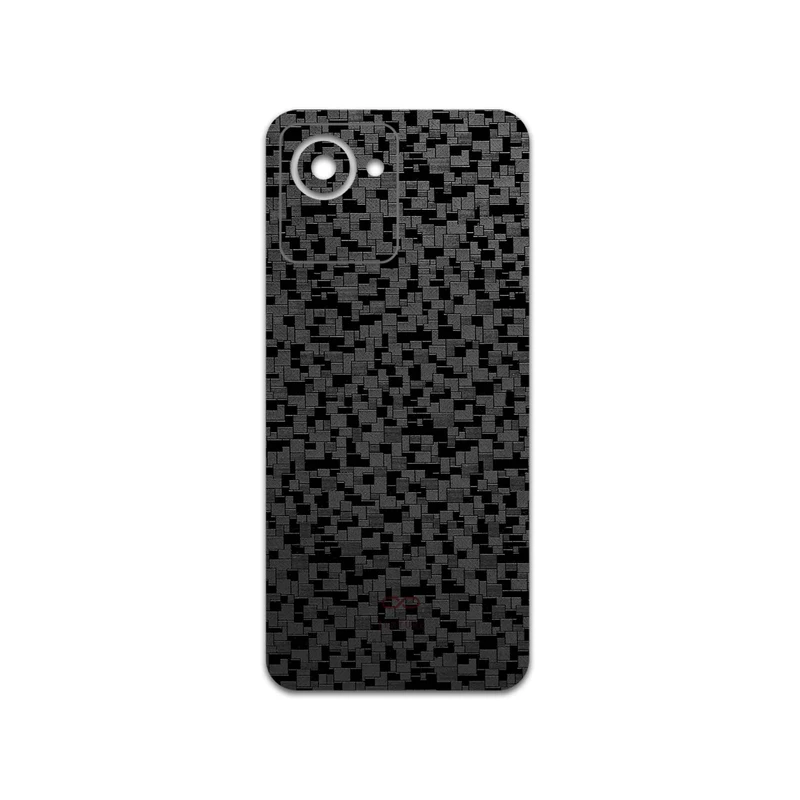 برچسب پوششی ماهوت مدل Black-Silicon مناسب برای گوشی موبایل ریلمی C30s