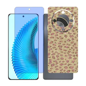 Glass together model anti blue screen protector suitable for Honor X9b mobile phone with back cover sticker