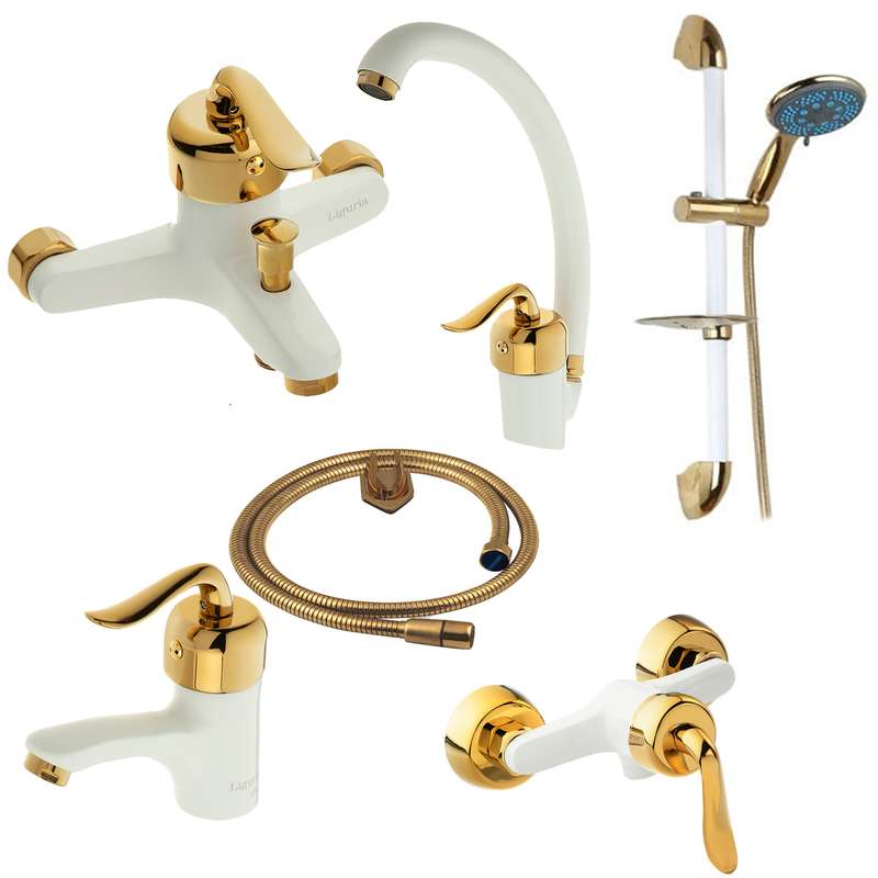 ست شیرآلات لیگوریا مدل 1310 مجموعه 6 عددی 