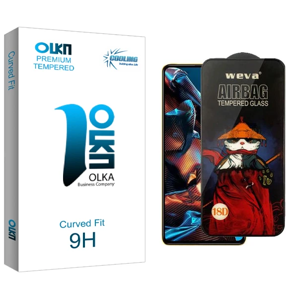 محافظ صفحه نمایش کولینگ مدل Olka Airbag مناسب برای گوشی موبایل شیائومی Poco X5 Pro 5G