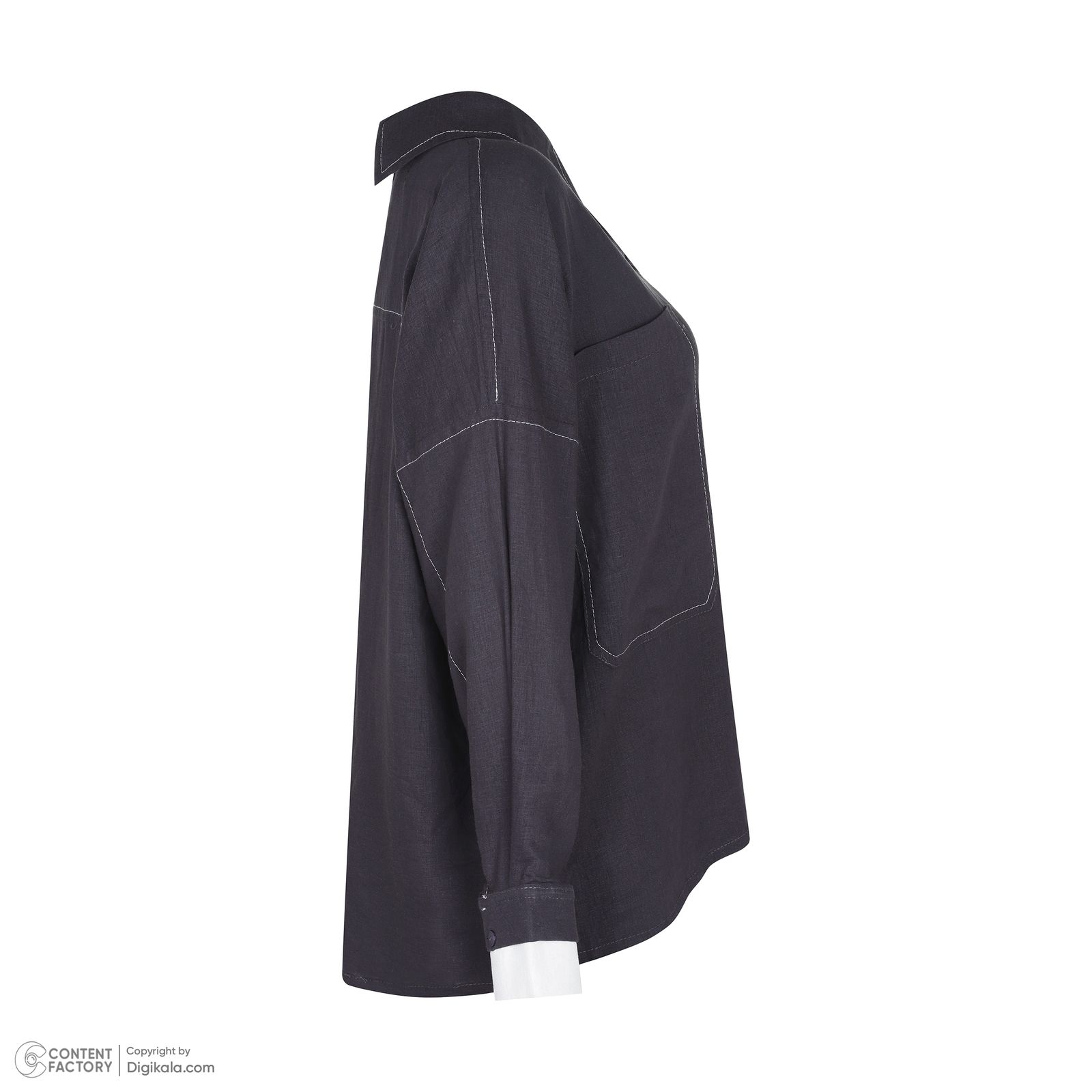 تونیک زنانه دیجی استایل اسنشیال مدل F394814177001 رنگ مشکی -  - 2