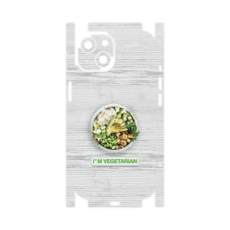 برچسب پوششی ماهوت مدل Im_vegetarian-FullSkin مناسب برای گوشی موبایل اپل iPhone 15