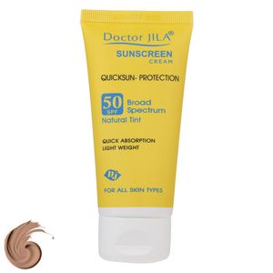 نقد و بررسی کرم ضد آفتاب دکتر ژیلا مدل کوئیک سان-پروتکشن حجم 50 میلی لیتر توسط خریداران