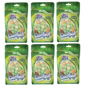 تافی روکش دار با طعم مخلوط استوایی اینجاست - 140 گرم بسته 6 عددی