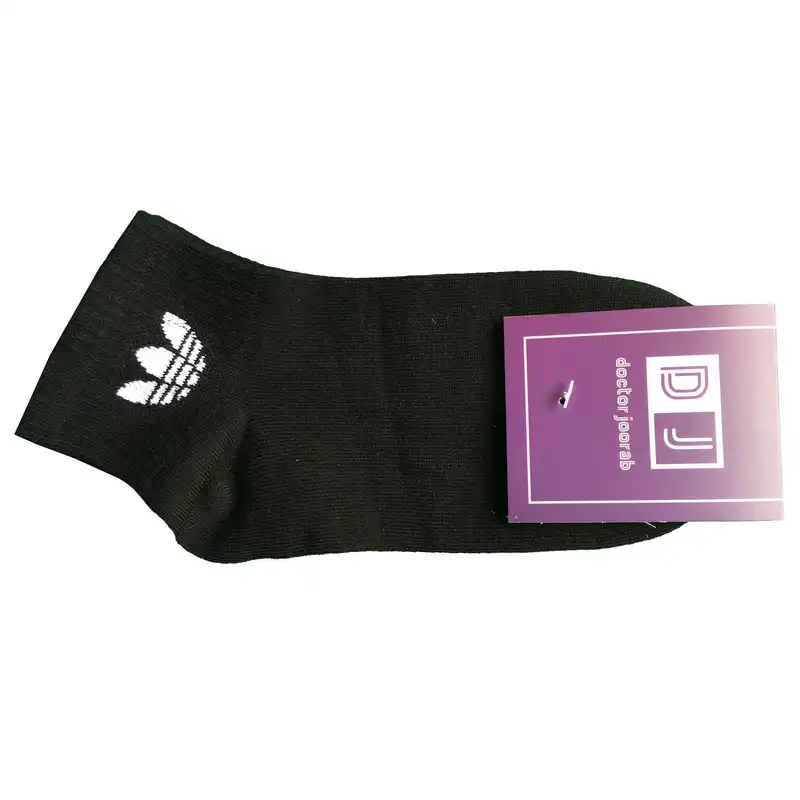 جوراب ورزشی ساق کوتاه زنانه مدل پنبه کد AD-KUBL401215 رنگ مشکی