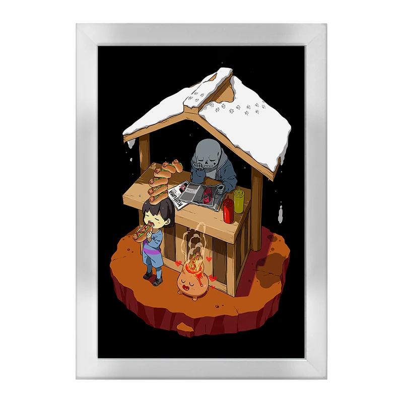 تابلو خندالو طرح بازی آندرتیل (Undertale) کد 31734