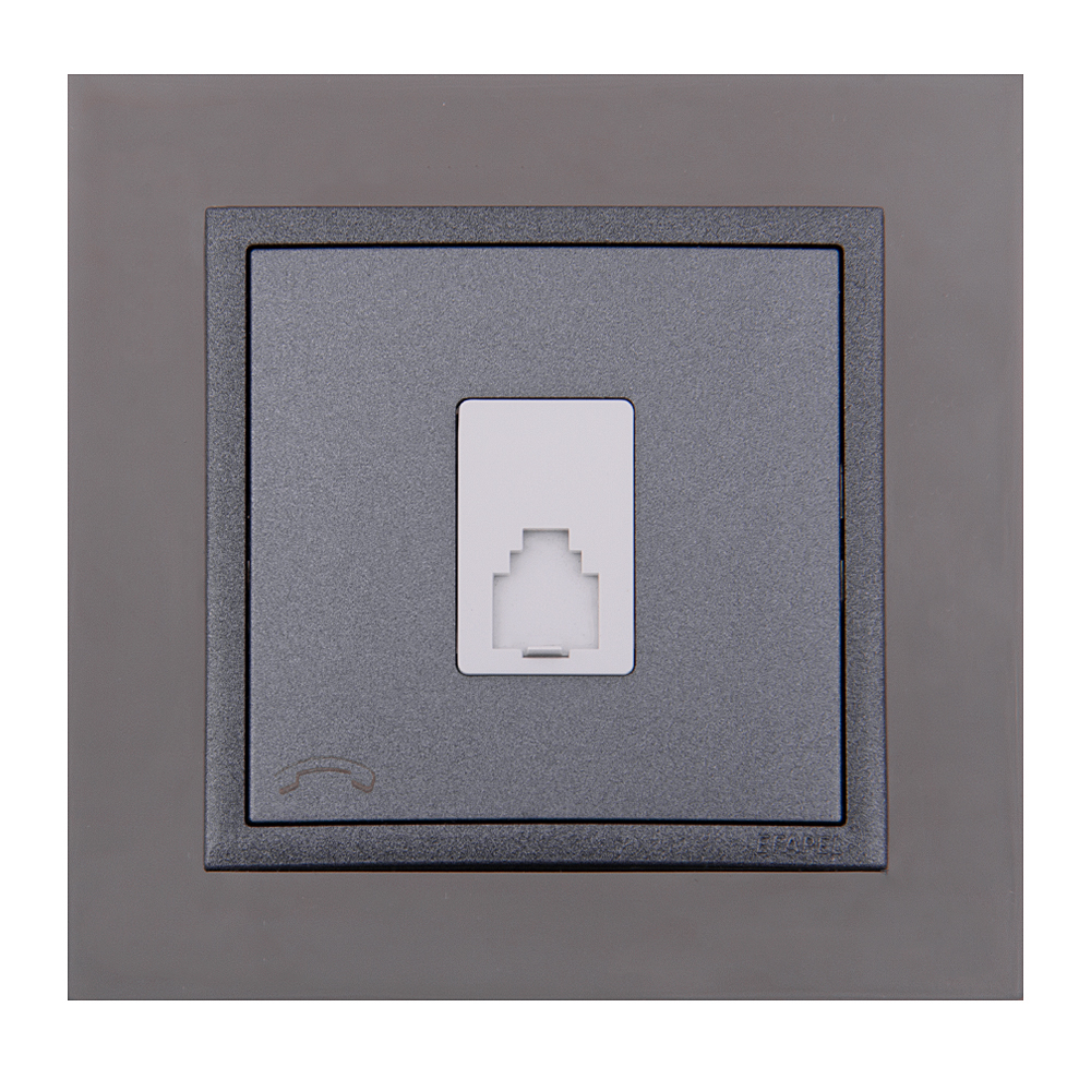 پریز تلفن ایفاپل مدل LOGUS90 METALLO کد 90910TQS.21252.90712