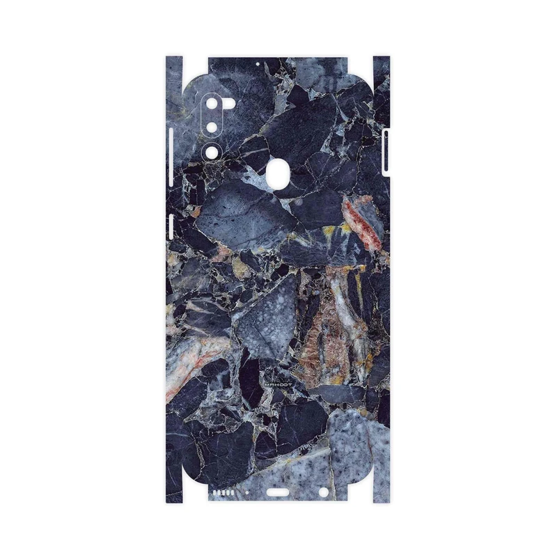 برچسب پوششی ماهوت مدل Broken black marble-FullSkin مناسب برای گوشی موبایل سامسونگ Galaxy M21 (2021) Edition