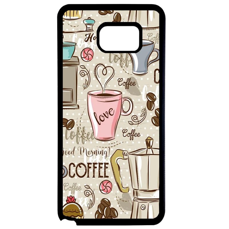 کاور طرح قهوه کد 1105408491 مناسب برای گوشی موبایل سامسونگ galaxy note 5