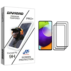 JF Diamond glass Screen Protector For Samsung Galaxy A52 Pack Of 3