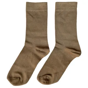 جوراب دخترانه سانتاگوستینو مدل 572457 رنگ قهوه ای روشن