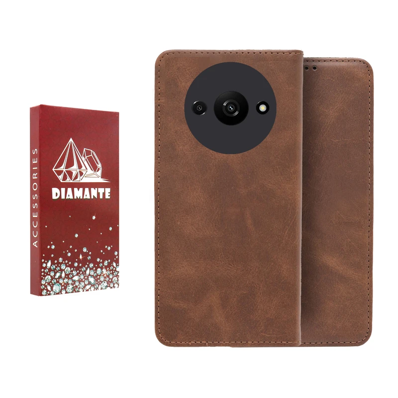کیف کلاسوری دیامانته مدل قفل مگنتی مناسب برای گوشی موبایل شیائومی Redmi A3X